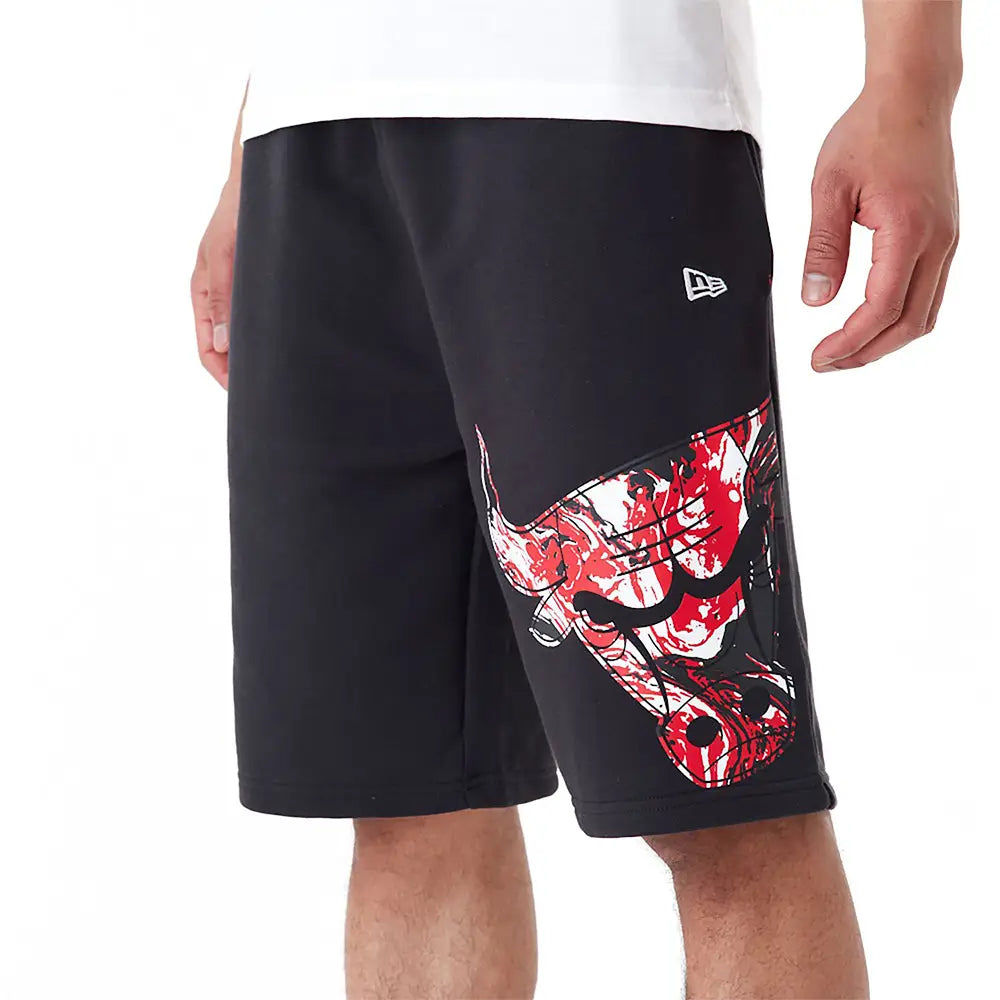 Chicago Bulls Nba Infill Graphic Black Short