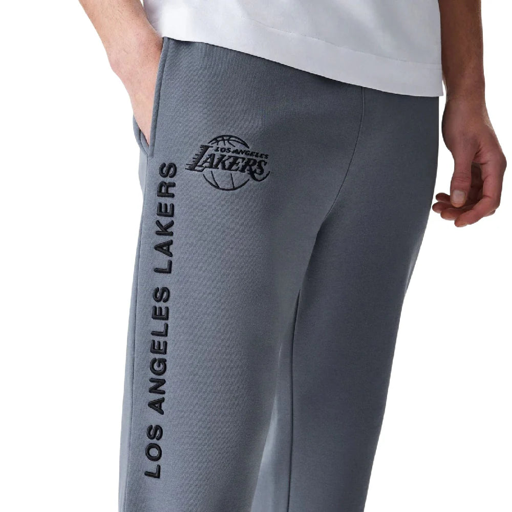 LA Lakers NBA Linear Dark Grey Straight Leg Pant