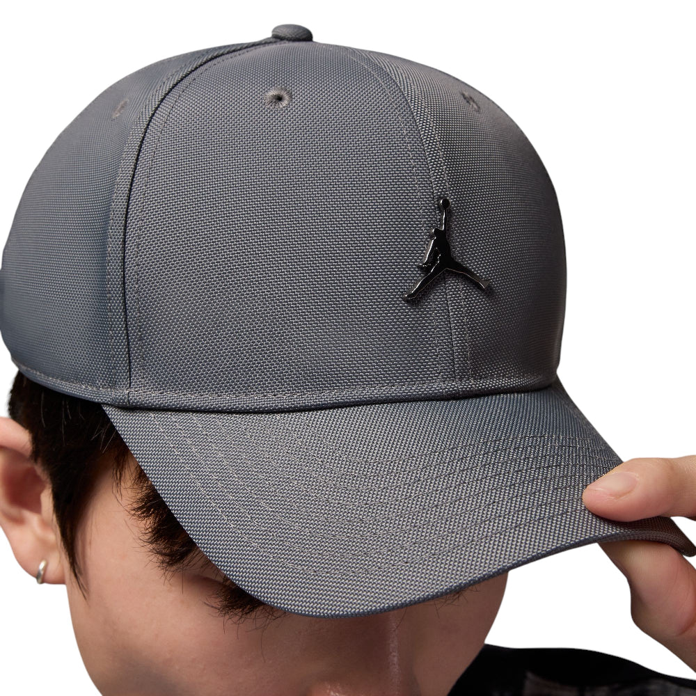Rise Structured Metal Jumpman Hat Grey