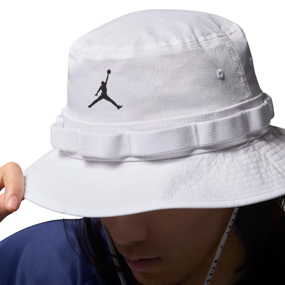 Jumpman Apex Bucket Hat White