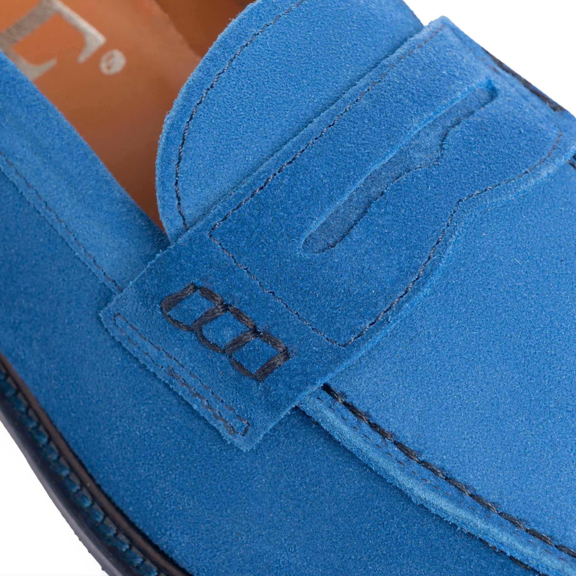 Mocassini Donna in Camoscio - Cobalto