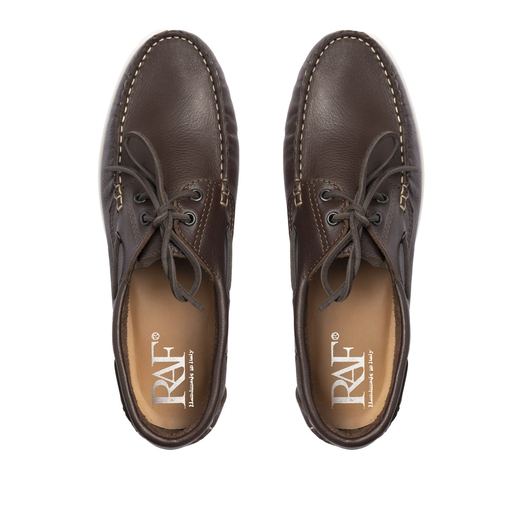 Mocassini Barca 01 con Lacci in Pelle - Testa di Moro