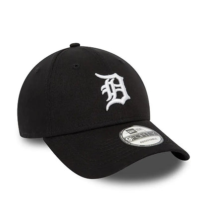 Detroit Tigers League Essential Black 9Forty Adjustable Cap