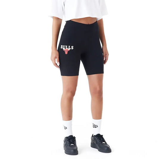 Chicago Bulls Nba Logo Black Cycling Short