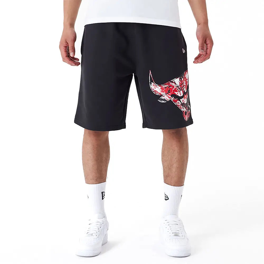 Chicago Bulls Nba Infill Graphic Black Short