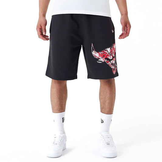 Chicago Bulls Nba Infill Graphic Black Short