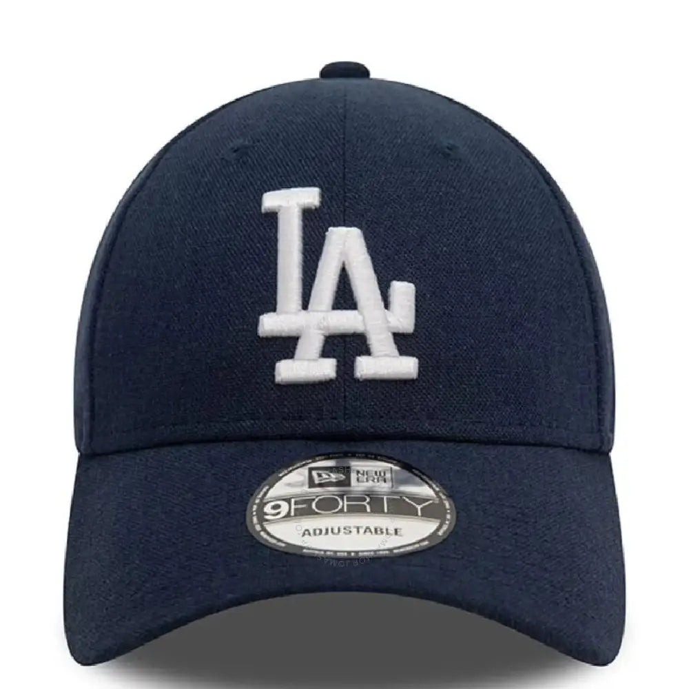 LA Dodgers Linen Navy 9FORTY Adjustable Cap