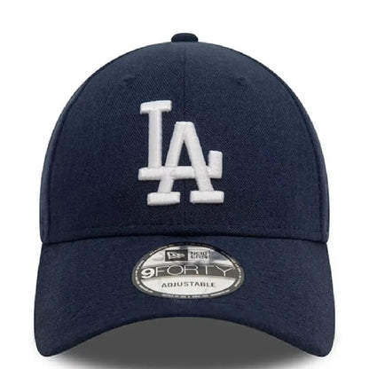 LA Dodgers Linen Navy 9FORTY Adjustable Cap