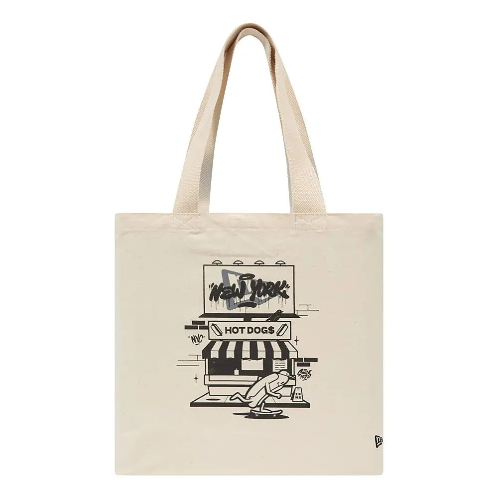 Hot Dog Graphic Stone Tote Bag