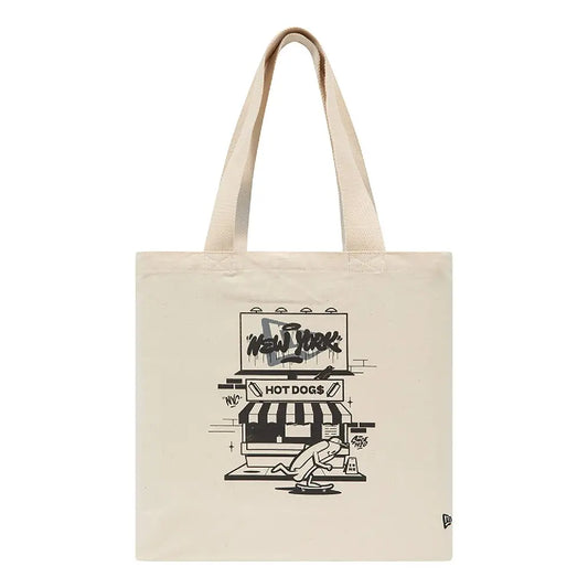 Hot Dog Graphic Stone Tote Bag