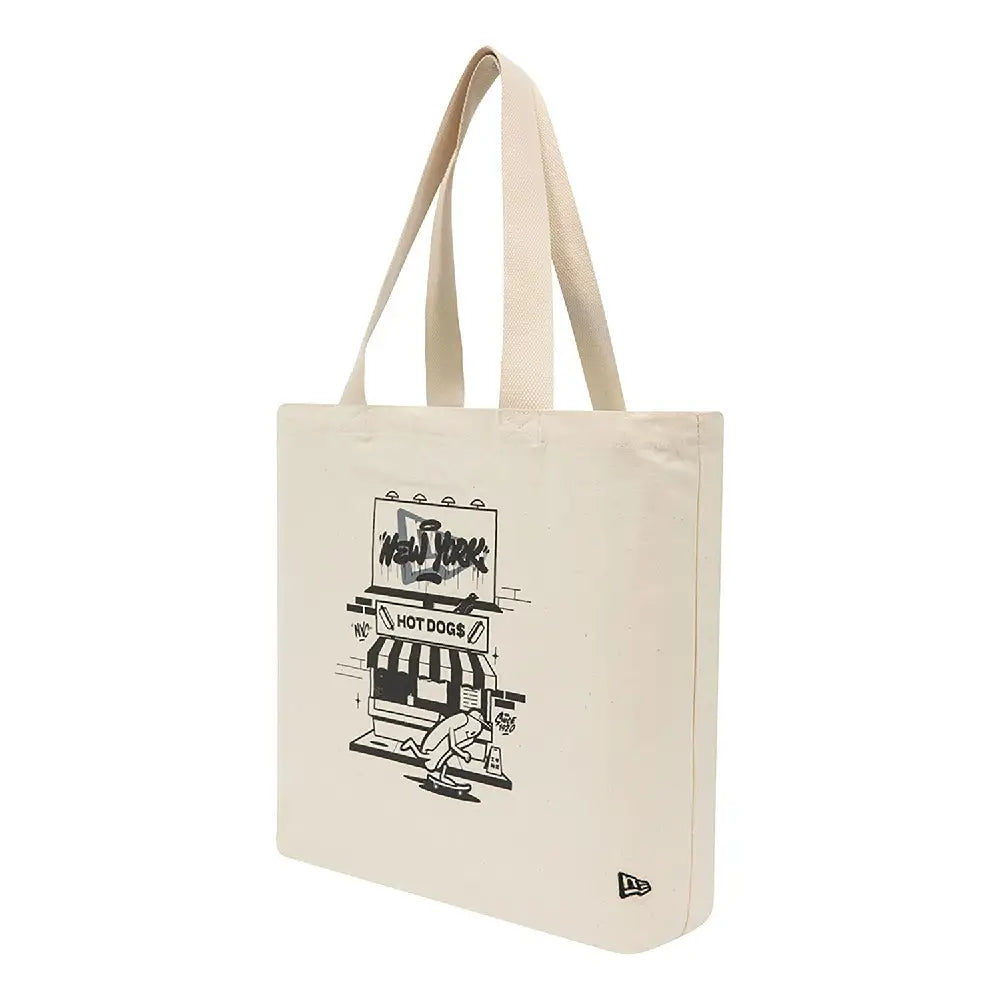 Hot Dog Graphic Stone Tote Bag