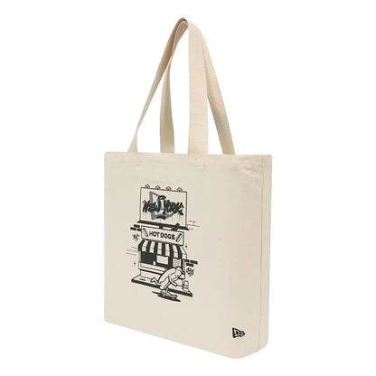 Hot Dog Graphic Stone Tote Bag