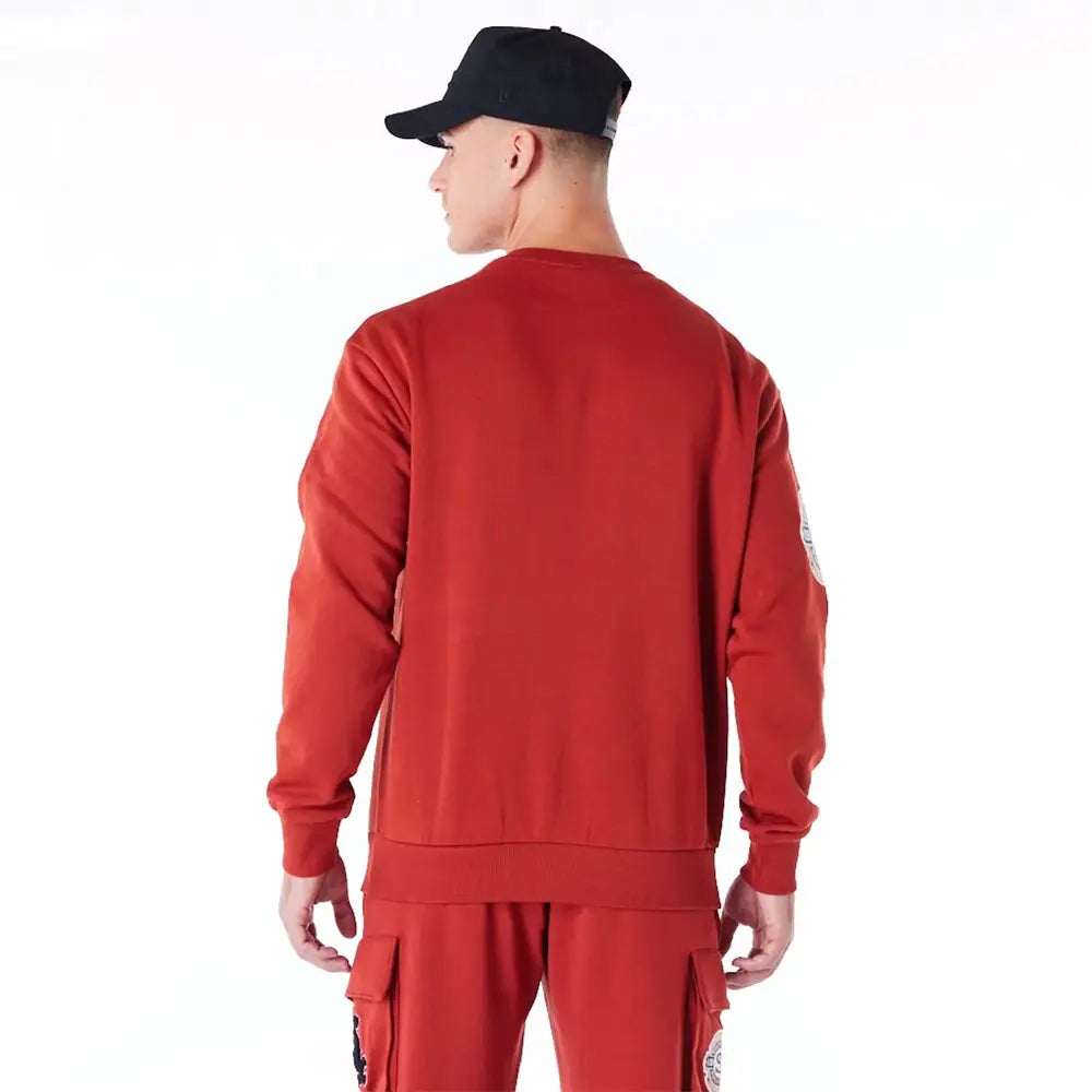 Chicago White Sox World Series Red Oversized Crew Neck Sweatshirt