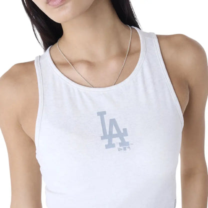 MLB League Essential LA Dodgers Crop Tank Top