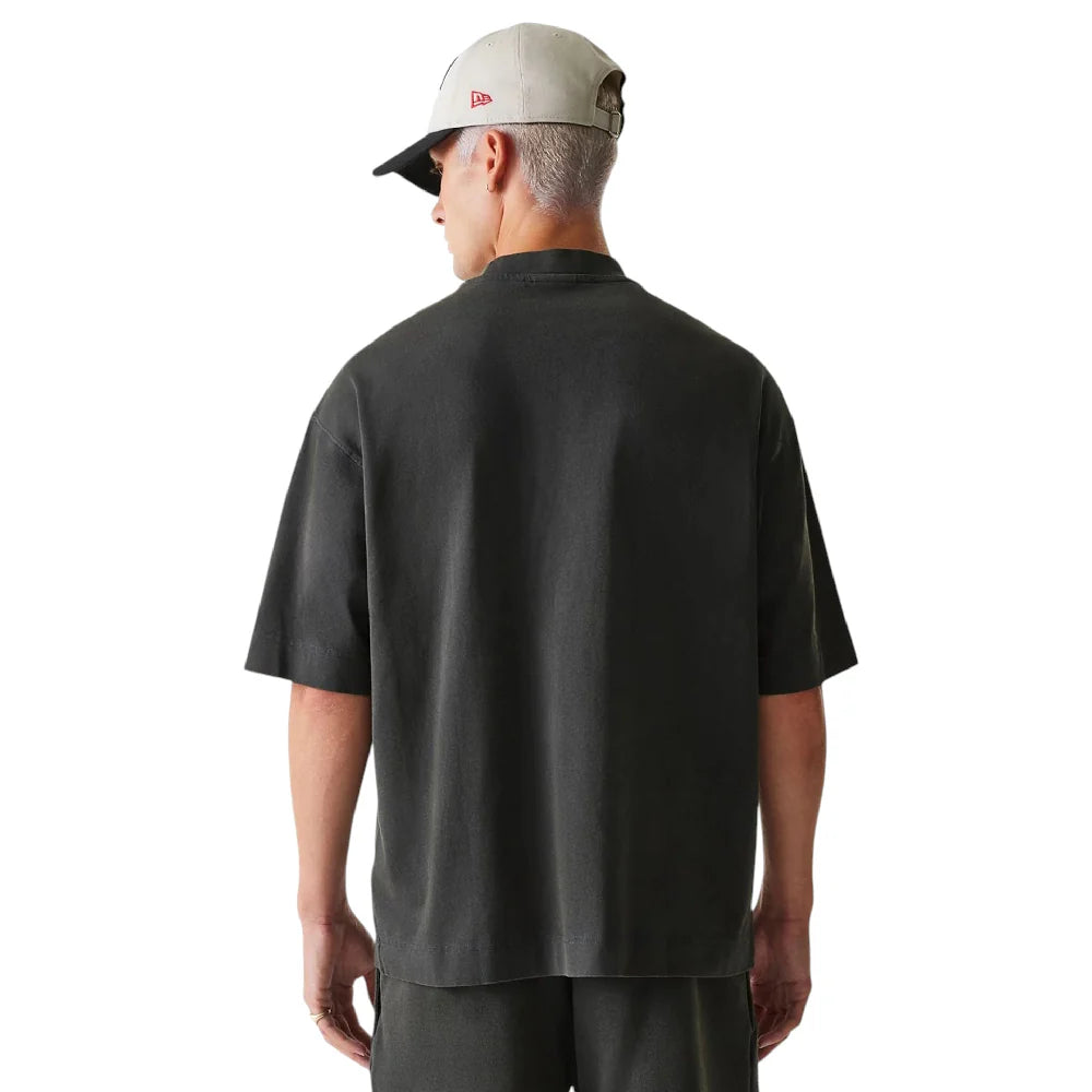 Chicago Bulls NBA Washed Grey Box T-Shirt