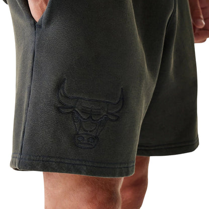 Chicago Bulls NBA Washed Grey Shorts