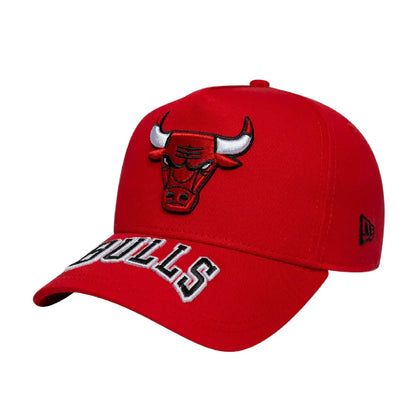 Chicago Bulls NBA Visor Hit Red 9FORTY E-Frame Adjustable Cap