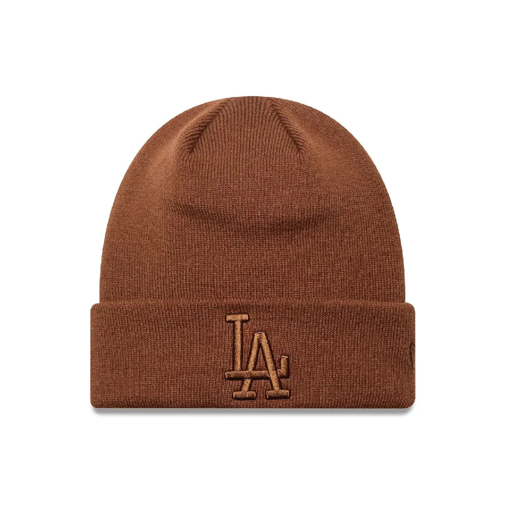 LA Dodgers MLB League Essential Brown Cuff Knit Beanie Hat