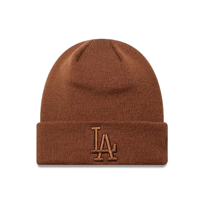 LA Dodgers MLB League Essential Brown Cuff Knit Beanie Hat