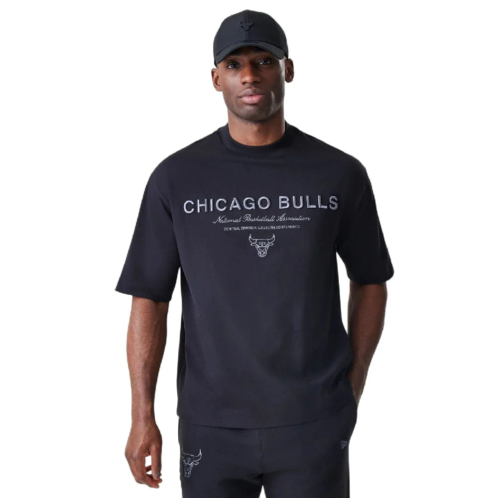 Chicago Bulls NBA Linear Black T-Shirt