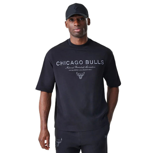 Chicago Bulls NBA Linear Black T-Shirt