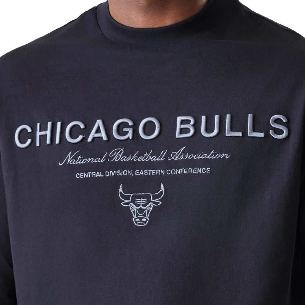 Chicago Bulls NBA Linear Black T-Shirt
