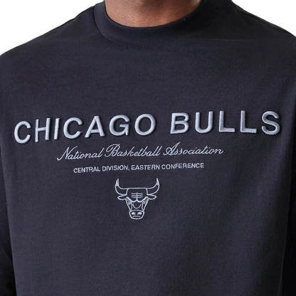 Chicago Bulls NBA Linear Black T-Shirt