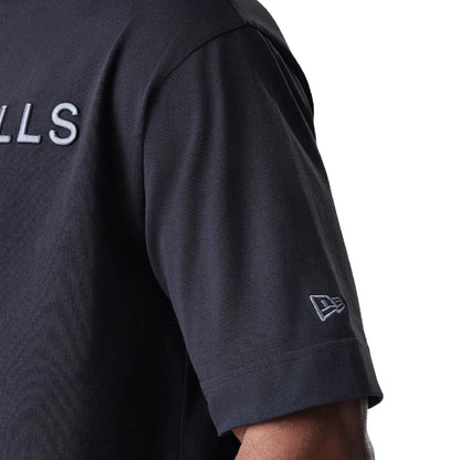 Chicago Bulls NBA Linear Black T-Shirt