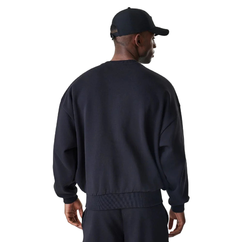 Chicago Bulls NBA Linear Black Crew Neck Sweater