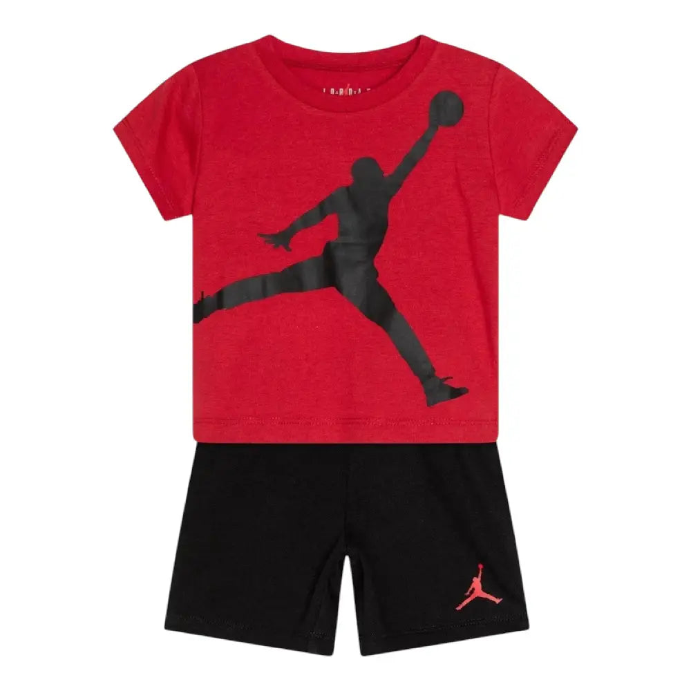 Jumbo Jumpman T-Shirt/Short Set Red Black