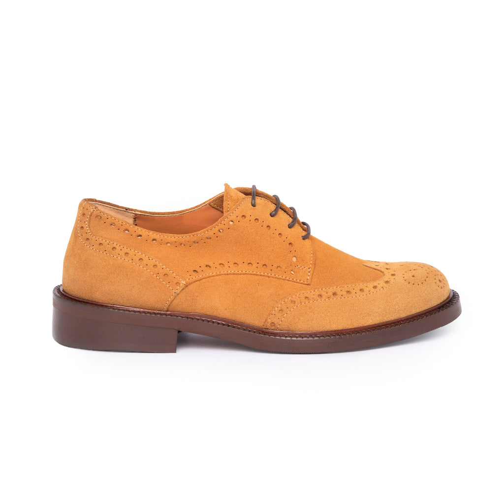 Francesina Donna in Camoscio - Cuoio