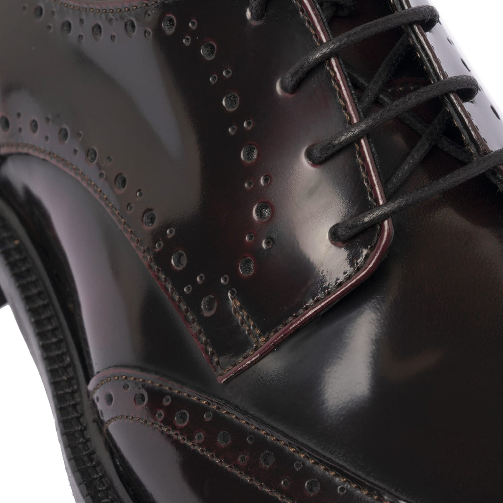 Francesina Donna in Pelle - Bordeaux