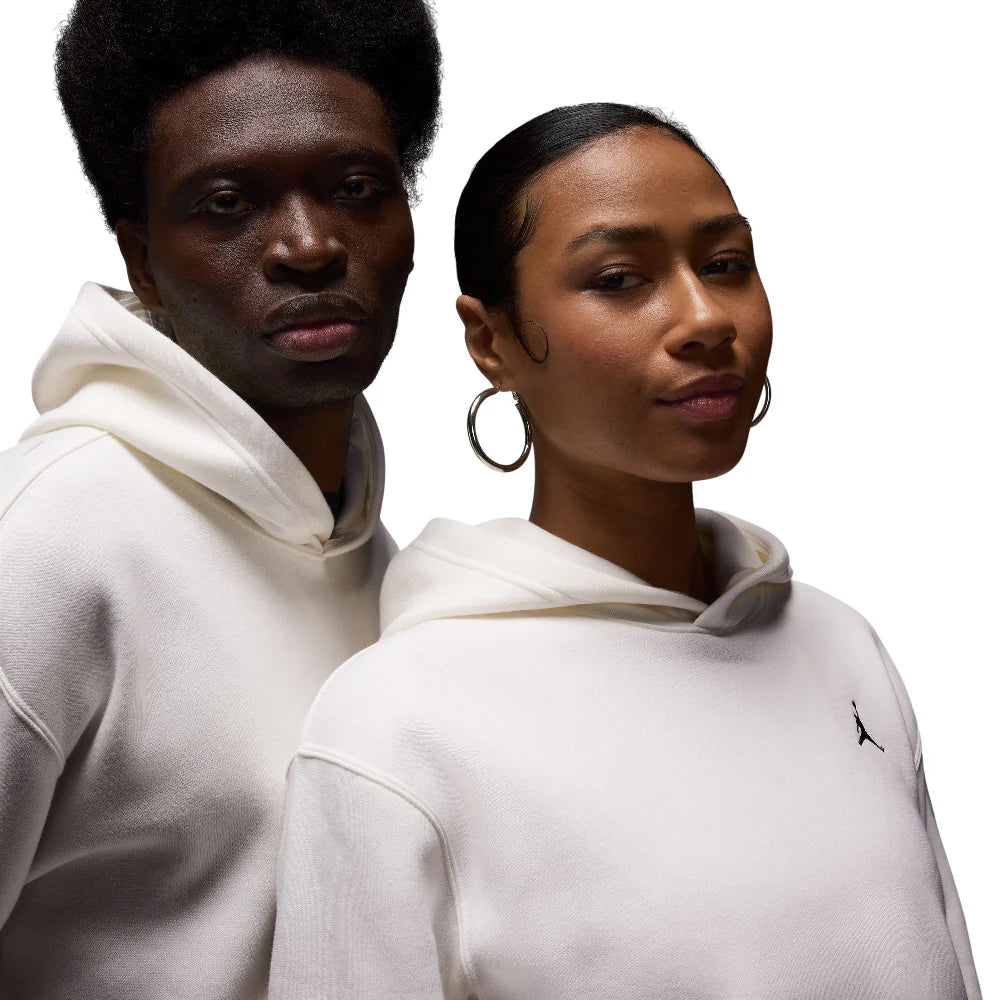 Brooklyn Fleece Pullover Hoodie White