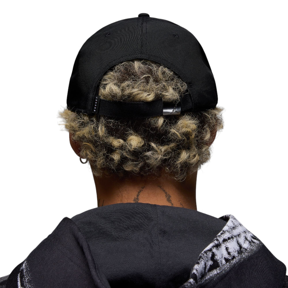 Rise Structured Metal Jumpman Hat Black