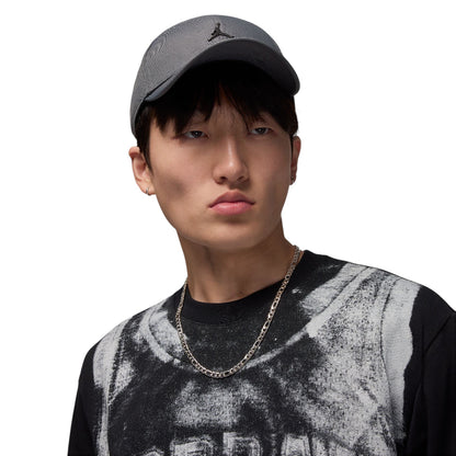 Rise Structured Metal Jumpman Hat Grey