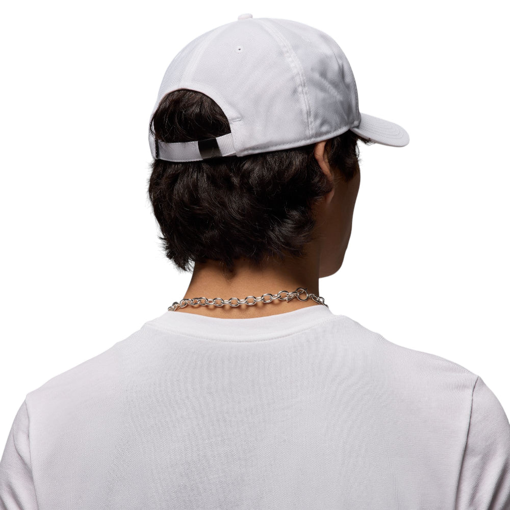 Rise Structured Metal Jumpman Hat White