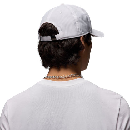 Rise Structured Metal Jumpman Hat White