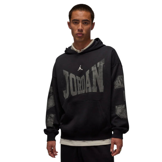 Brooklyn Collegiate Pullover Hoodie Black