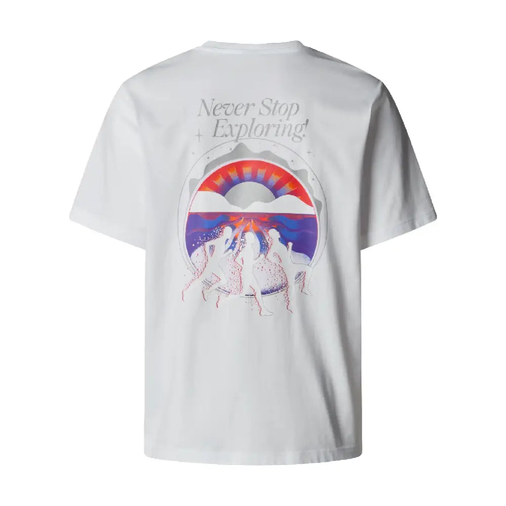 Never Stop Relaxed T-Shirt White