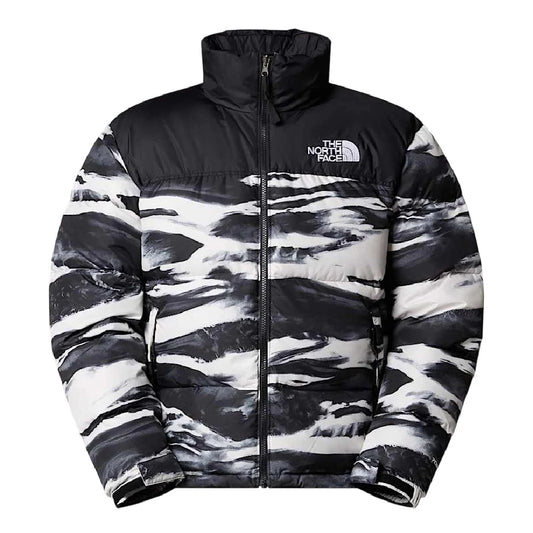 1996 Retro Nuptse Jacket Black White
